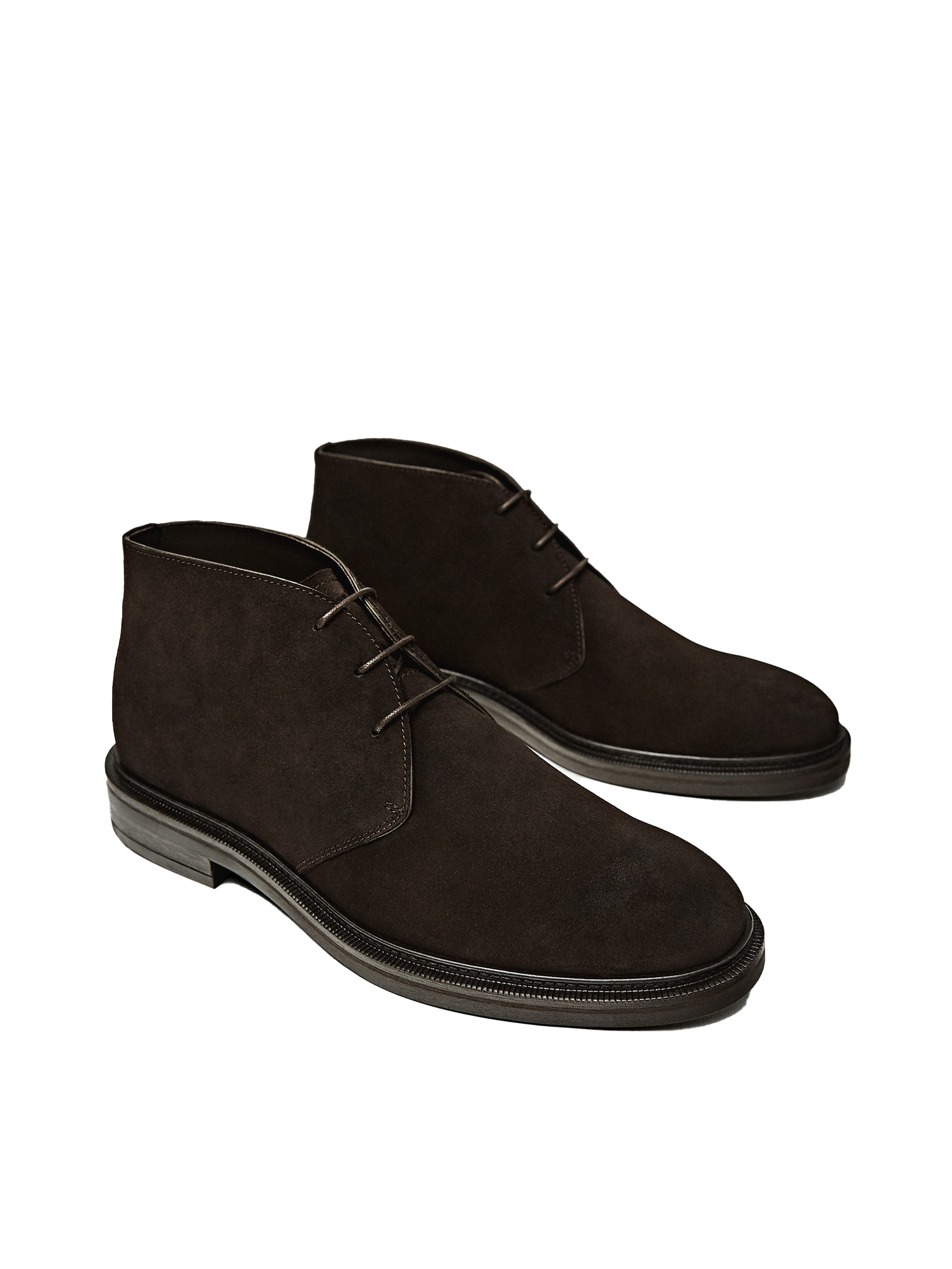 The new autumn 2020 hunting style brown suede casual leather ankle boots